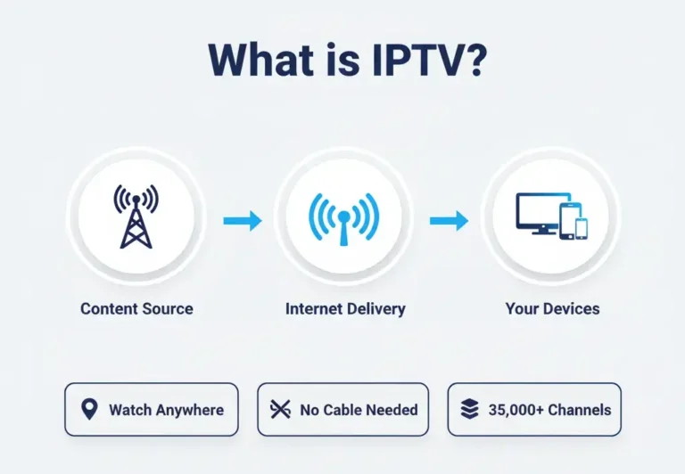 what is IPTV how internet an diptv works with your device mobile